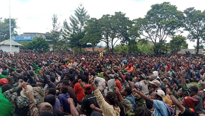 Wamena protesters warned that the provincial expansion plan would "wipe out Papuans"