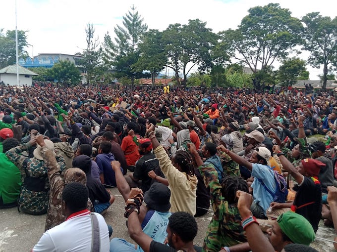 Wamena protesters warned that the provincial expansion plan would 