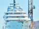 The Russian super yacht Amadea at Lautoka