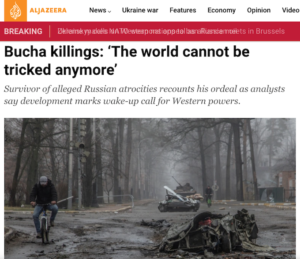 Bucha killings in Ukraine AJ