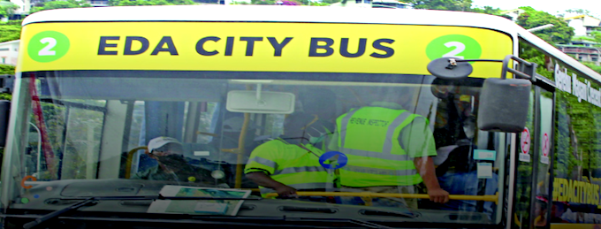 Port Moresby's Eda City Bus Service begins operations