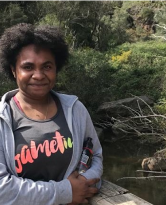 Efika Kora, Papuan student