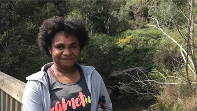 Efika Kora, Papuan student