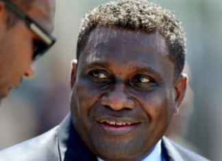 Former Solomon Islands Prime Minister Gordon Darcy Lilo