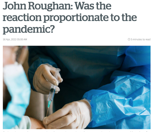 John Roughan on covid
