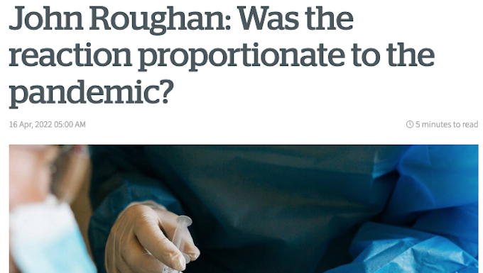 John Roughan on covid