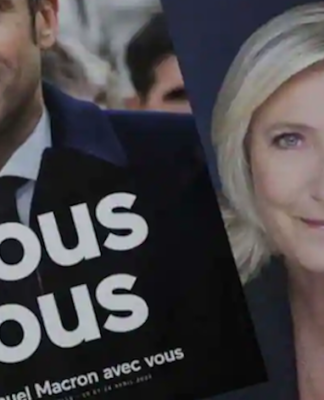 Emmanuel Macron and Marine Le Pen