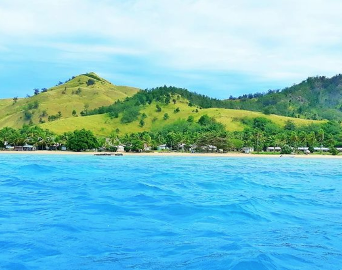Malolo Island in western Fiji