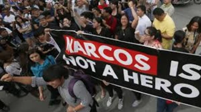 "Marcos is not a hero"