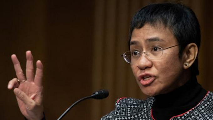 Nobel Peace laureate Maria Ressa