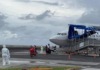 A Marshall Islands repatriation group arrives in Majuro