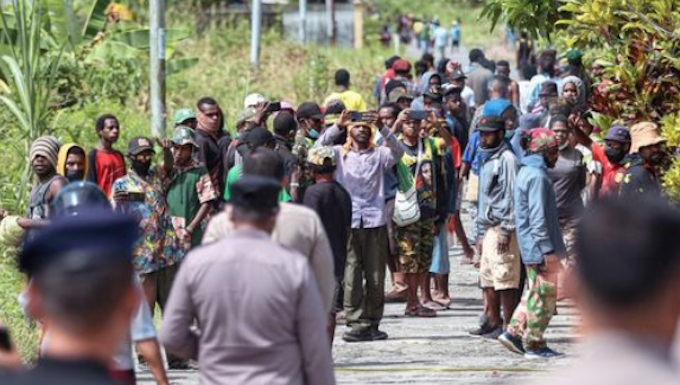 Papuan protesters