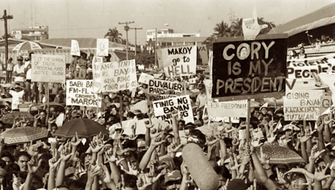 A martial law ghost of the dark years – is history returning in the Philippines? People Power in Manila 1986