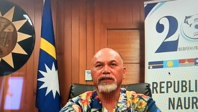 Nauru President Lionel Aingimea