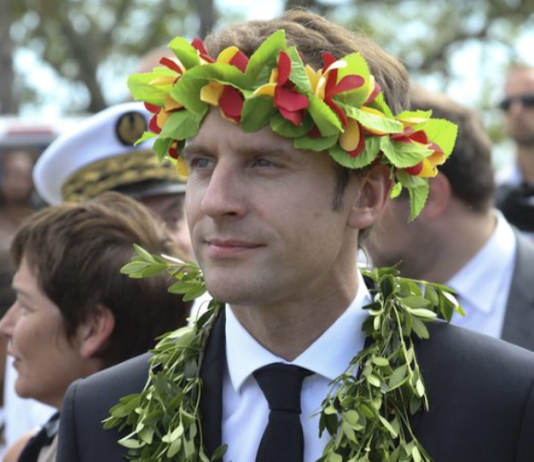 President Emmanuel Macron in New Caledonia