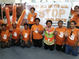 A PNG rally over against violence on women