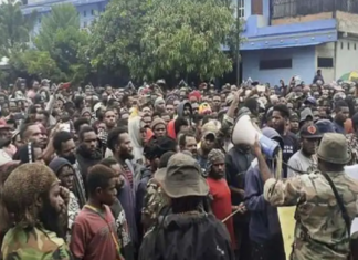 Thousands of indigenous Papuans protest in Wamena March 2022