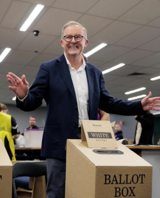 Labor's new Australian new Prime Minister-elect Anthony Albanese
