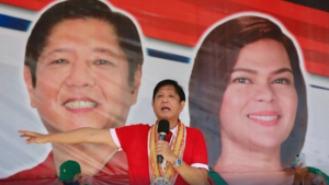 Philippine presidential election frontrunner Bongbong Marcos