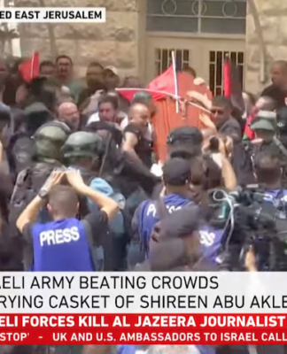 Gavin Ellis: As if the killing of Shireen Abu Akleh wasn’t enough… Desecration of Shireen Abu Akleh's funeral by baton-wielding armed Israeli police