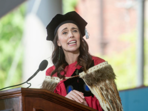 NZ Prime Minister Jacinda Ardern at Harvard