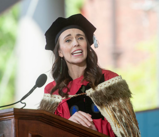 NZ Prime Minister Jacinda Ardern at Harvard
