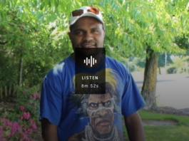West Papuan student in Aotearoa New Zealand Laurens Ikinia