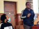 One of the four Papuan students meeting with Pax Christi, Laurens Ikinia