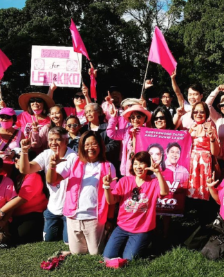 New Zealand Pinoy supporters for the Leni-Kiko presidential elections ticket