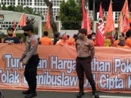 May Day rally in Jakarta 2022