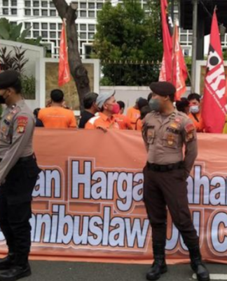 May Day rally in Jakarta 2022