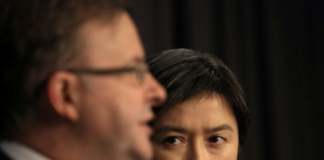 Labor's Penny Wong and Anthony Albanese