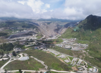 The Porgera mine and township of Paiam