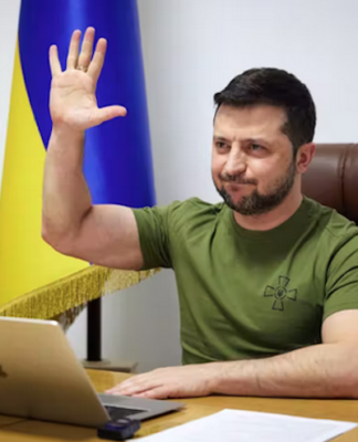 Ukraine President Volodomyr Zelenskyy