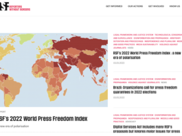 RSF 2022 World Press Freedom Index