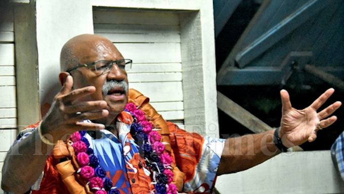 People’s Alliance party leader Sitiveni Rabuka