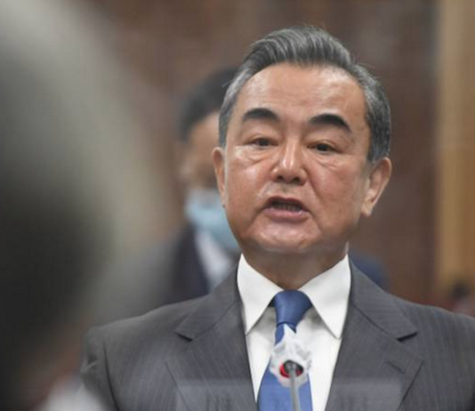 China's Foreign Minister Wang Yi