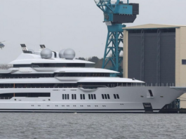 The Russian super yacht Amadea