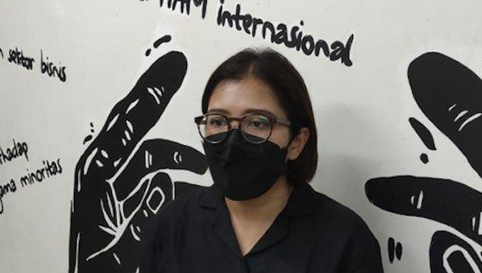 Kontras coordinator Fatia Maulidiyanti