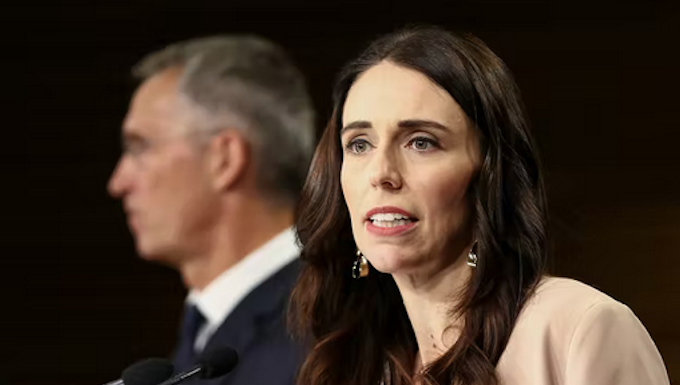 NZ Prime Minister Jacinda Ardern