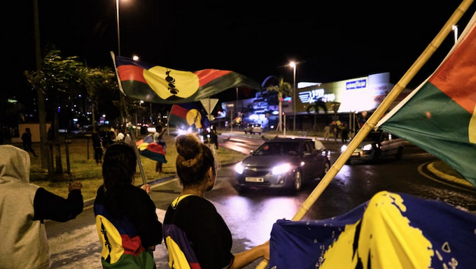 French court rejects Kanak Senate bid to annul New Caledonia referendum outcome Kanak flags in Noumea