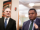 Speaker Trevor Mallard and Broadcasting Minister Kris Faafoi