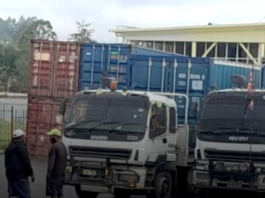 Seven containers seized by PNG police