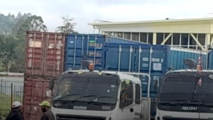 Seven containers seized by PNG police