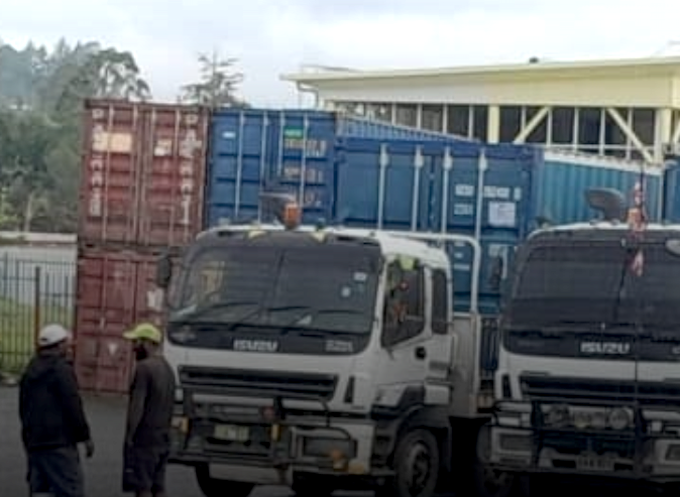 Seven containers seized by PNG police