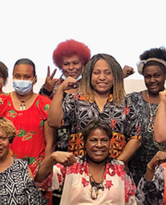 Hopeful PNG women politicians at a recent health workshop