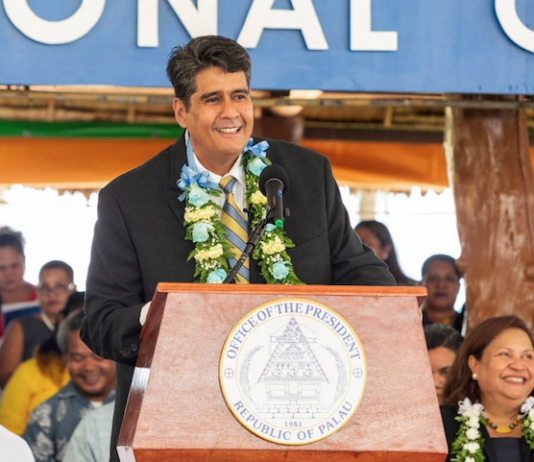 Palau President Surangel Whipps Jr