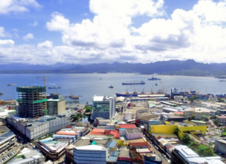 The Fiji capital Suva