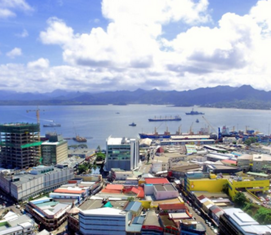 The Fiji capital Suva