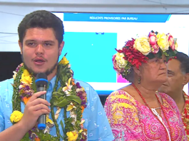 Tahitian student MP Tematai Le Gayic